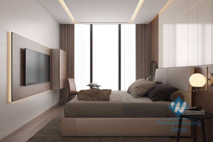 4 bedrooms apartment in Vinhome Metropolis for rent.